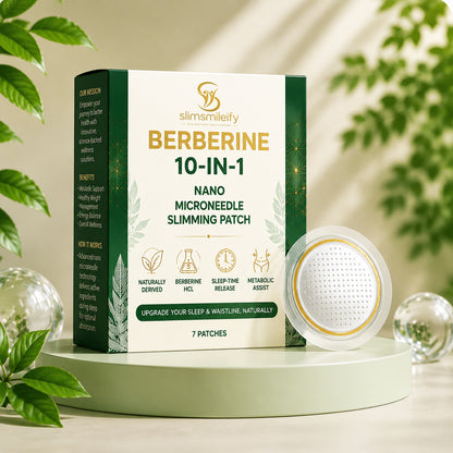 SlimSmileify™ Berberine 10-in-1 Nano Microneedle Slimming Patch