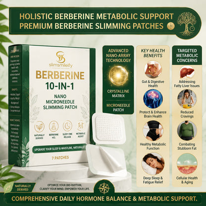 SlimSmileify™ Berberine 10-in-1 Nano Microneedle Slimming Patch